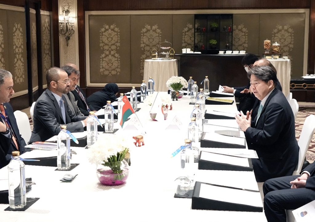 林外務大臣は、日米豪印外相会合出席のため、インドを訪問中である。(MOFA)