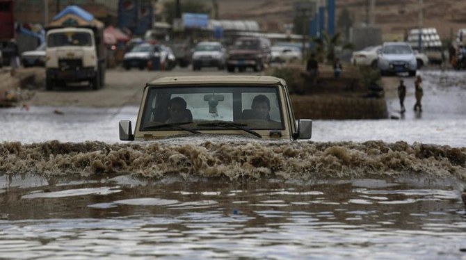 過去2年間で、大雨と洪水により数十人のイエメン人が犠牲になった。（AP Photo）