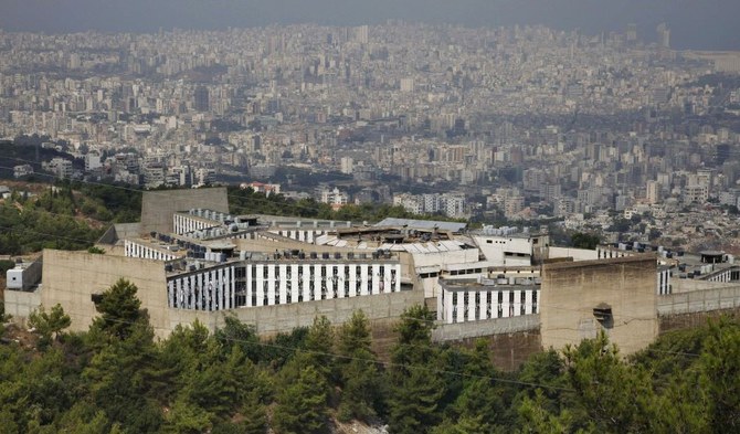  レバノンのベイルート郊外のルーミエにあるルーミエ刑務所。2009年8月18日。（AP写真）