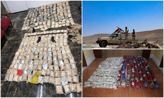 ファイル写真:麻薬密輸業者は、ヨルダンが監視する360km以上に及ぶシリアとの国境を避けるために極度の努力を払っているが、国境を越えようとする過程で国境警備員に撃たれたり、殺されたりする者もいる。(提供/ヨルダン軍)
