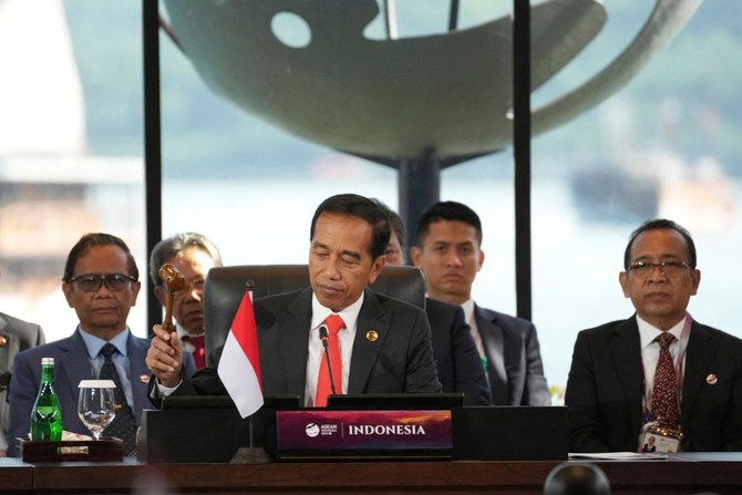 今年のASEAN首脳会議を主催するジョコ・ウィドド大統領は、世界経済が逆風にさらされ、大国間の争いが同地域に困難をもたらしているなかで団結を訴えた。(AFP)