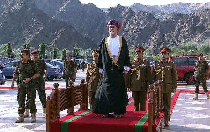 ハイサム・ビン・ターリク国王。（AFP）