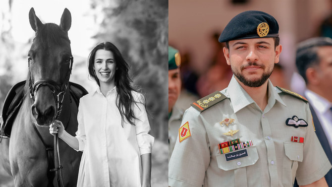 6月1日、ラジワ・アル・サイフ氏とヨルダンのフセイン皇太子が結婚する (Instagram) 。