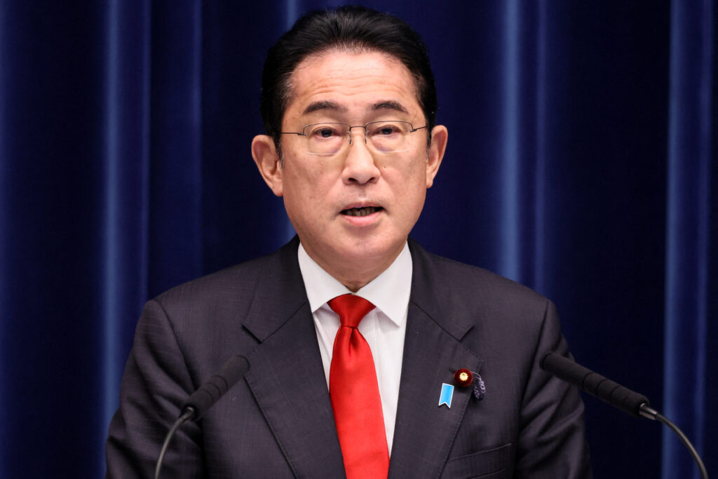 岸田文雄首相。（AFP）