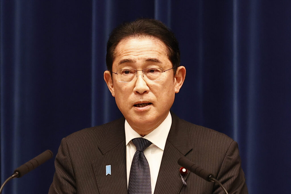岸田文雄首相は政府のデジタル田園都市国家ビジョン実現会議で斉藤鉄夫国交相に新たな会議の設置を指示した。 (AFP)