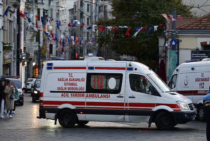 数台の救急車と消防車が現場に出動した。（ファイル/AFP）