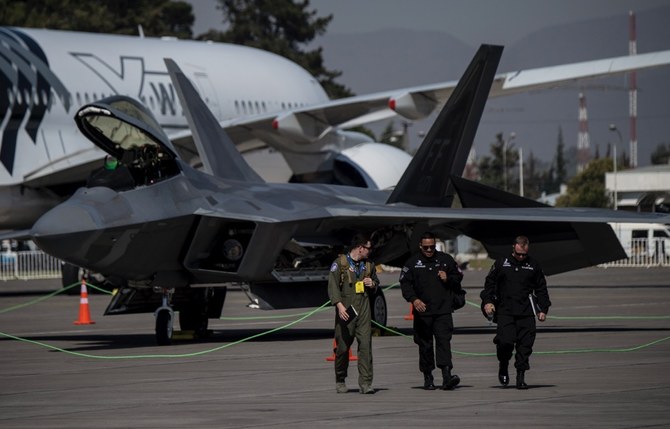 米軍のF-22ラプター戦闘機は今月、この地域に配備された。（AFP/資料写真）