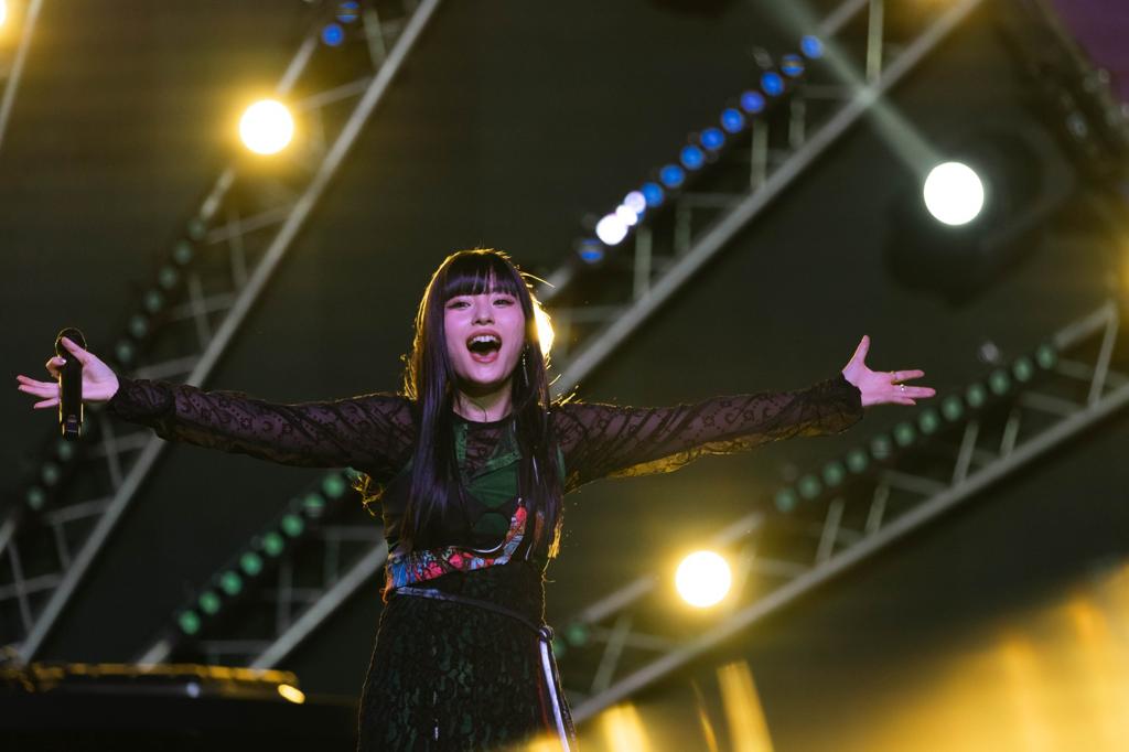 アスカはのYamatoとともにシティ・ウォークで3回のライブコンサートを行った。(ANフダ・バシャタ)