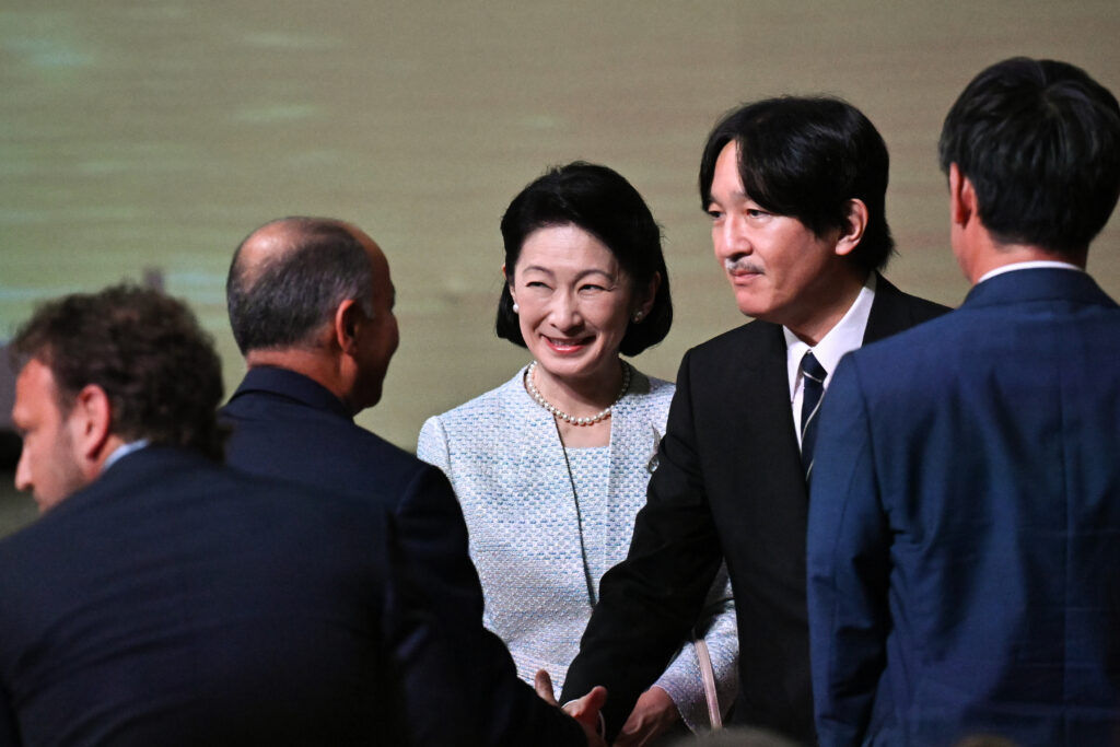 紀子さまは29日まで宮邸で療養する予定。(AFP)