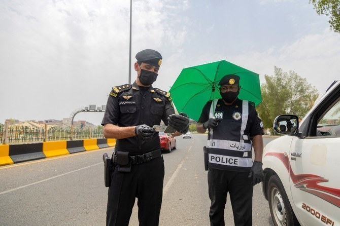 サウジの国境警備隊（AFP） 