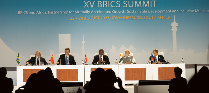 ブラジル、ロシア、インド、中国、南アフリカ（BRICS）の首脳は、2010年以来の拡大となるグループ拡大で合意した。(ロイター）