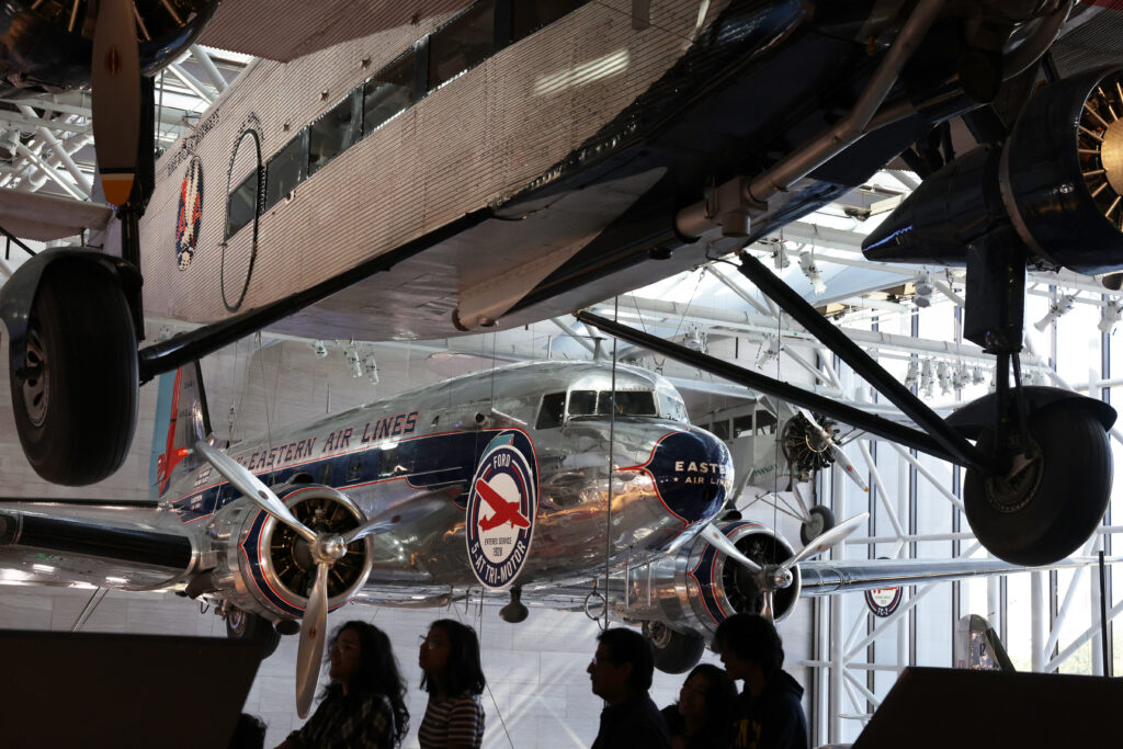 ２５年の新たな展示は「空中の第２次世界大戦」という名称。(AFP)