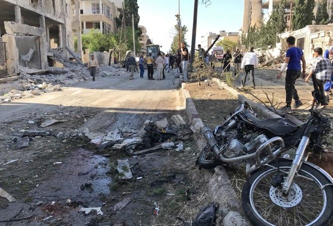 シリア北西部の反体制派武装勢力が26日に軍の拠点を攻撃し、30人以上の兵士が死傷した、と反体制派の活動家が伝えた。 （AFP/ファイル）