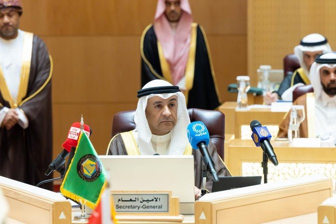 GCCのジャーセム・アル・ブダイウィ事務総長の発言は、サウジアラビアのリヤドにあるGCC事務局でニュージーランドのダミエン・オコナー貿易・輸出振