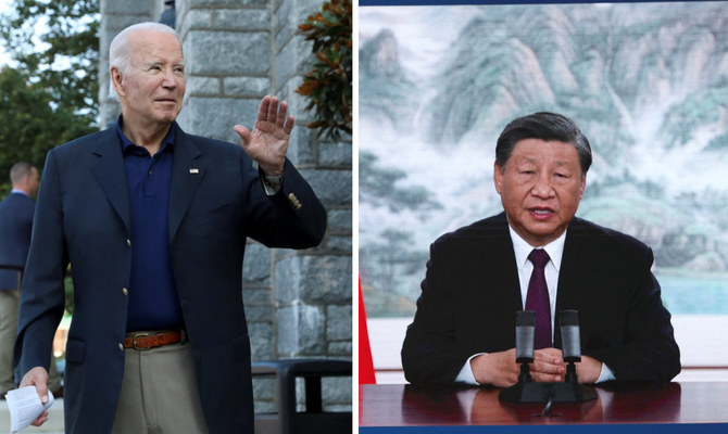 数週間前に習近平中国国家主席を「独裁者」と呼んだジョー・バイデン米大統領は現在、習主席との面会を熱望している。（ロイター写真）