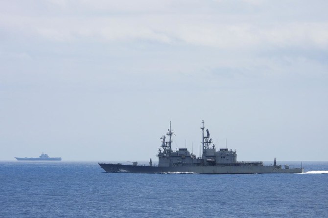 台湾国防部は同国付近で2日間にわたって、中国の戦闘機68機と艦船10隻を確認したと発表した。（ファイル/AFP通信）