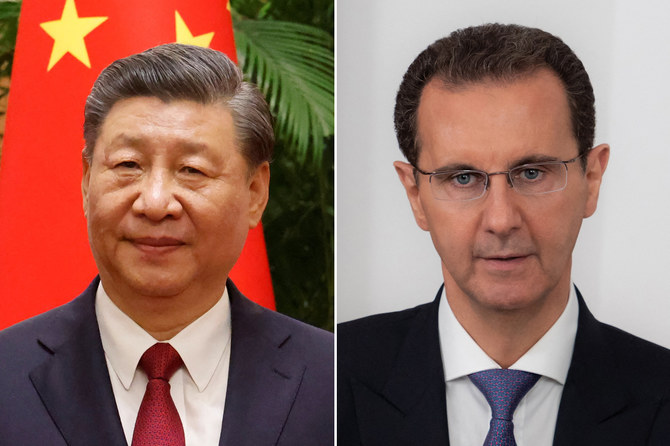 ほぼ20年ぶりの中国公式訪問を行っているアサド大統領は、荒廃した自国を復興するための財政支援を求めている。（ファイル/AFP）