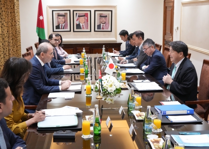 ヨルダンの電力部門の改革や電力の安定供給を日本が支援することでも合意した。(MOFA)