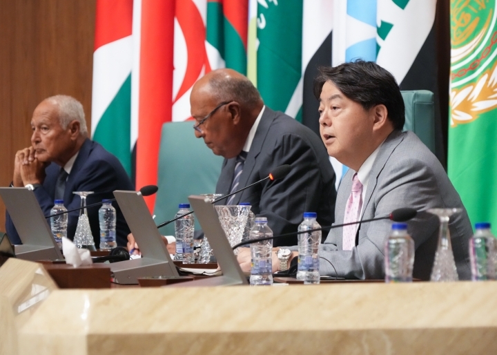 林氏は、日本はアラブ諸国の「パートナー」として、ビジネス推進や人材育成、新たな課題への取り組みを通じて経済関係を強化していきたい旨を表明した。(MOFA)