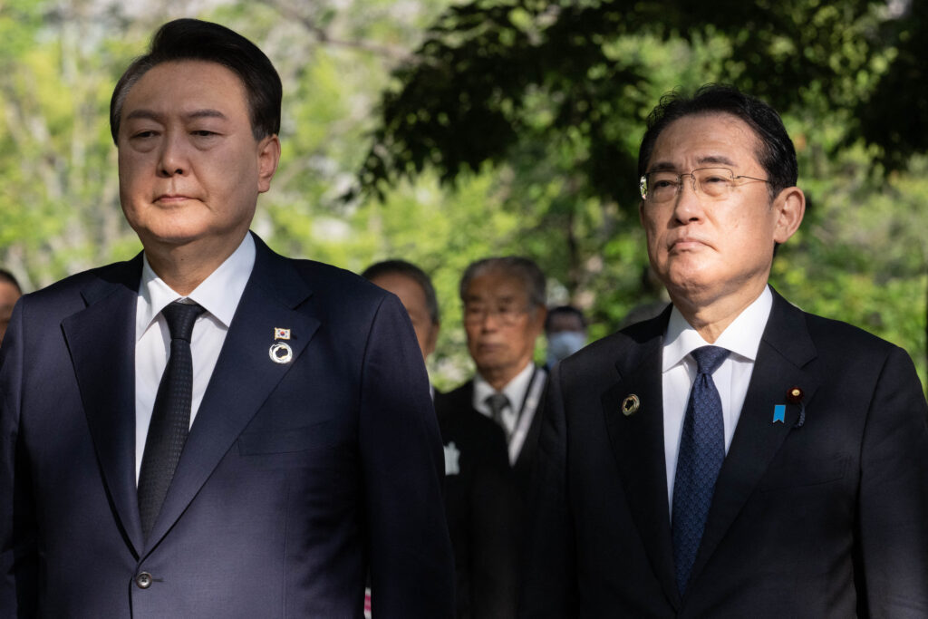 日中韓首脳によるアジア３か国年次会議は、2019年以来開催されていない。（AFP＝時事通信）