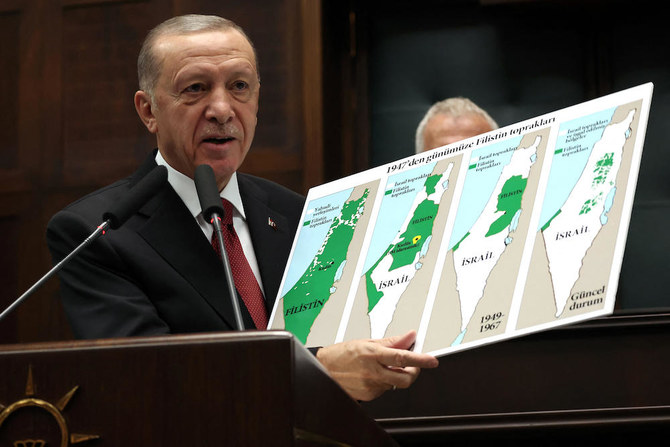 トルコのレジェップ・タイイップ・エルドアン大統領：人道支援のためにラファの国境検問所を開放し続ける必要がある。（AFP資料写真）