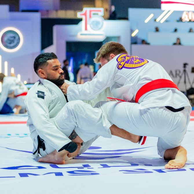 第15回アブダビ・ワールド・プロ柔術選手権のアマチュア試合が5日に行われた。（UAEJJF）