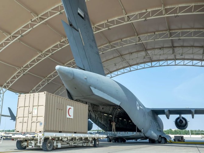 UAEは、ガザ地区での野戦病院建設を支援するための物資や設備を積んだ航空機を追加で5機派遣した。(WAM)