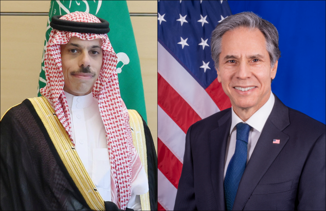 サウジ外相のファイサル・ビン・ファルハーン王子はアントニー・ブリンケン米国務長官と電話協議した。(ファイル/ウィキペディア)