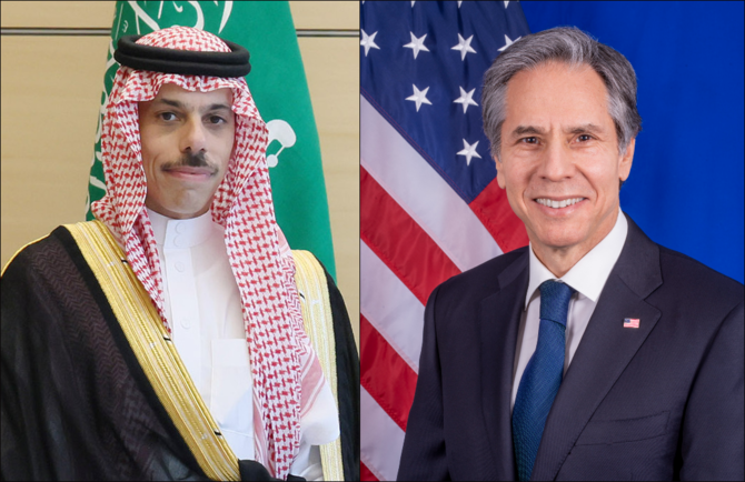 サウジ外相のファイサル・ビン・ファルハーン王子はアントニー・ブリンケン米国務長官と電話協議した。（ファイル/ウィキペディア）