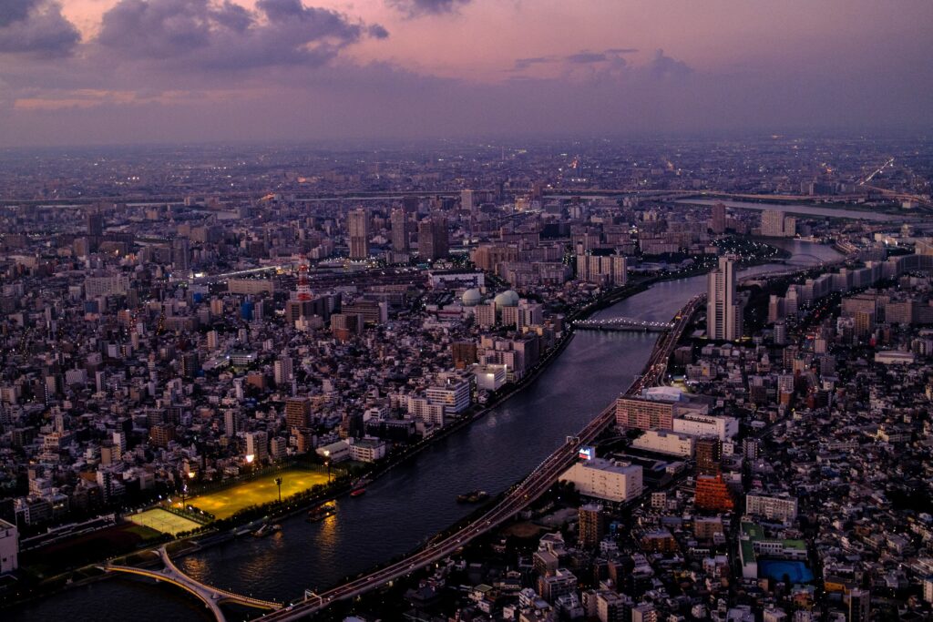 東京は、相対的な物価水準の低下で「居住」分野の評価は上昇。(AFP)
