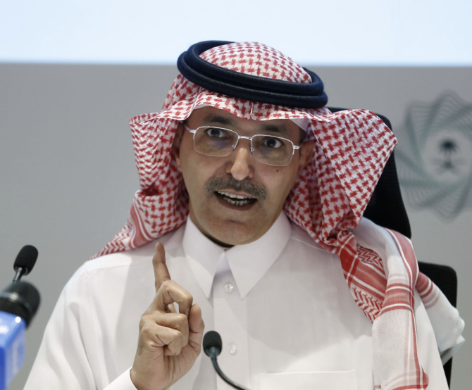 サウジアラビアのムハンマド・アル・ジャダーン財務大臣。（ファイル/AFP）