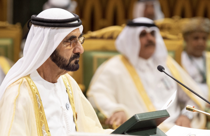 アラブ首長国連邦（UAE）の首相兼ドバイの首長であるシェイク・ムハンマド・ビン・ラシード・アル・マクトゥーム殿下が6日に内閣改造を発表した。（ロイター/資料写真）