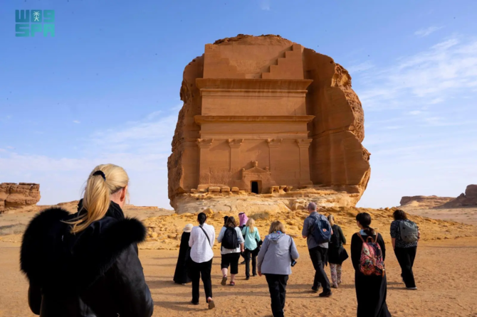 2023年、サウジアラビアの様々な観光地で訪問者数が急増した 。(ファイル／SPA）