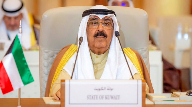 クウェートのシェイク・ミシャール・アル・アフマド・アル・ジャベール・アル・サバーハ首長。（AFP/ファイル）