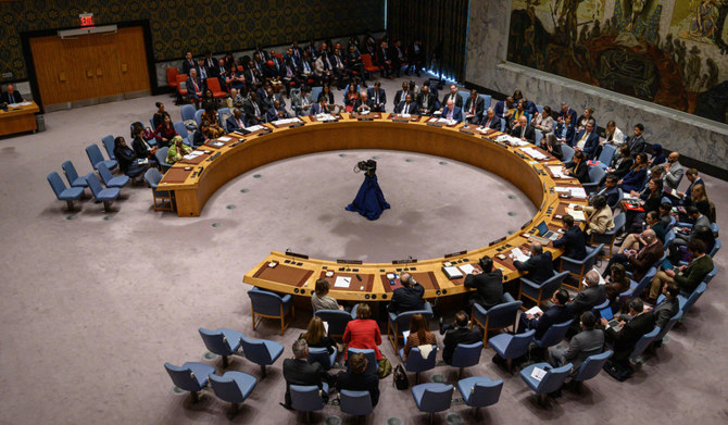 ニューヨークの国連本部で国連安全保障理事会が開催された。（AFP/ファイル・写真）