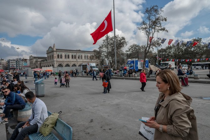 イスタンブール中心部のファイル画像（AFP）
