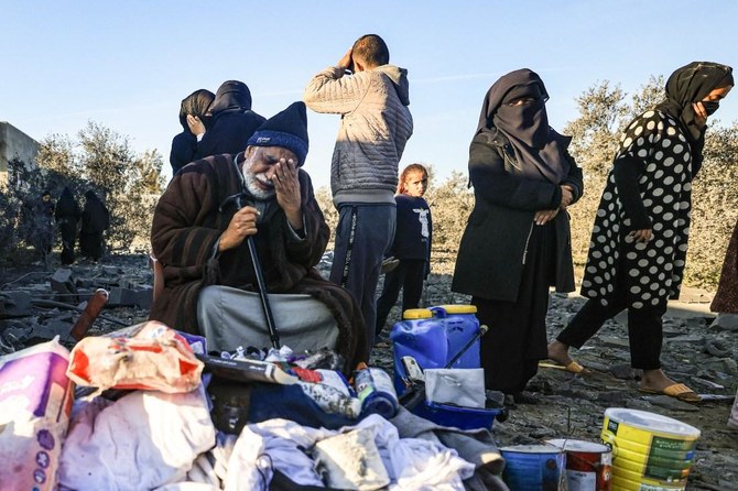 国連によると、ガザの人口のほとんどが避難を余儀なくされている。（ファイル/AFP）