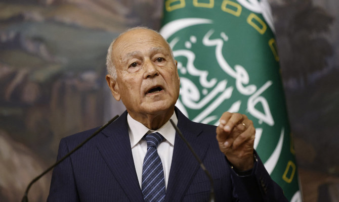 アラブ連盟のアフマド・アブルゲイト事務総長。（AFP）