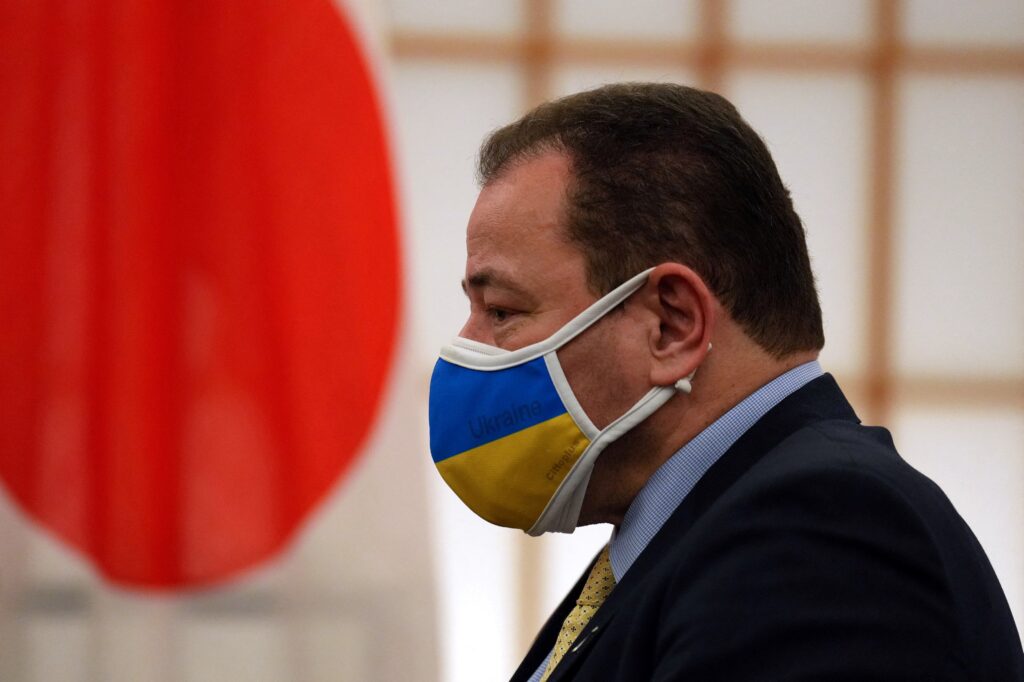 先進７カ国（Ｇ７）が昨年表明したウクライナの安全を長期的に保証する２国間協定の日本との交渉状況については「最も良い条件で結ぶ必要がある。(AFP)