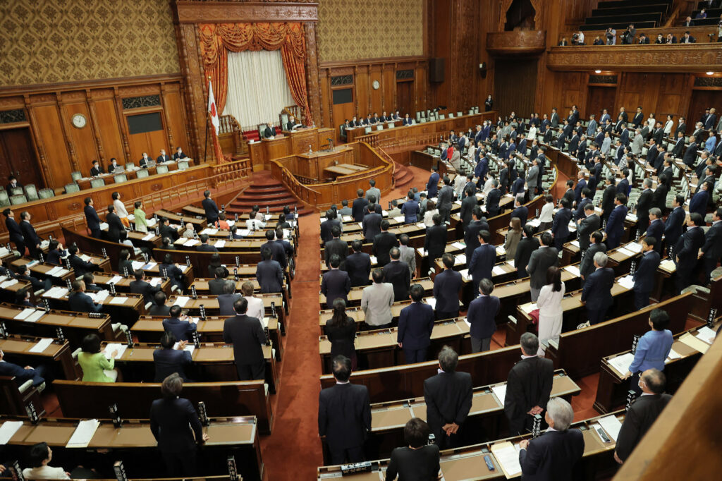 今国会に入管難民法改正案を提出する考えだ。(AFP)