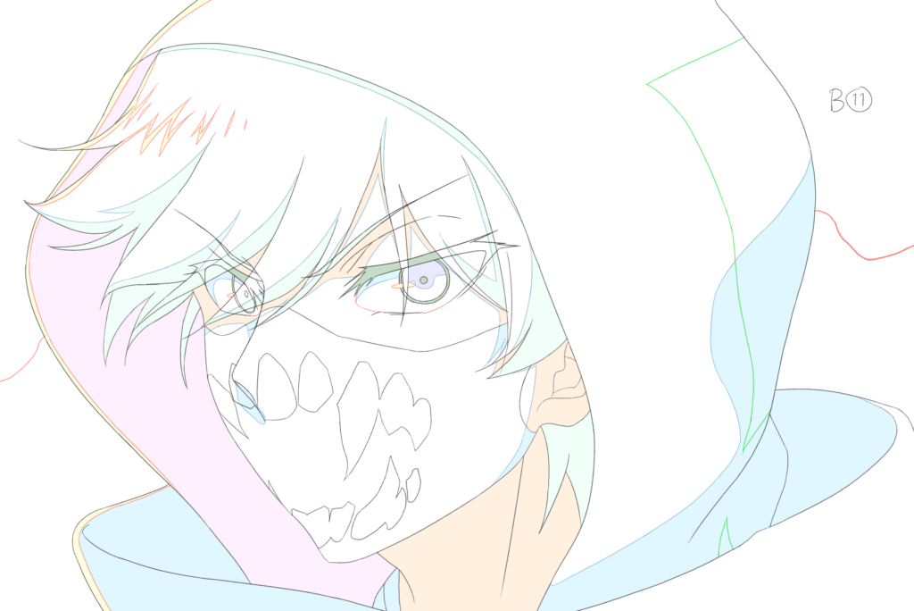 Koの作品には、『王様ランキング 勇気の宝箱』、『ジョジョの奇妙な冒険 ストーンオーシャン』、『BORUTO-ボルト-NARUTO NEXT GENERATIONS-』、『RWBY 氷雪帝国』、『Buddy Daddies』、『名探偵コナン』などがある。(提供)