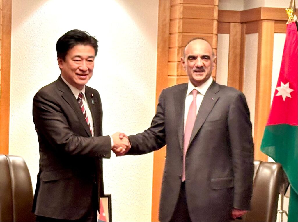 ヨルダンのビシェル・ハサーウネ首相は月曜日、日本の木原稔国防大臣と会談した。(ANJ)