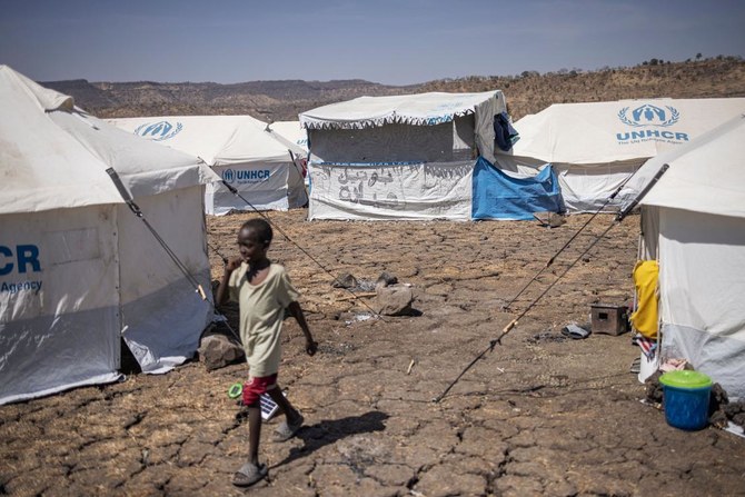 国連難民高等弁務官事務所（UNHCR）によると、2023年4月以降、10万人以上がスーダンからエチオピアに渡った。(ファイル/AFP)