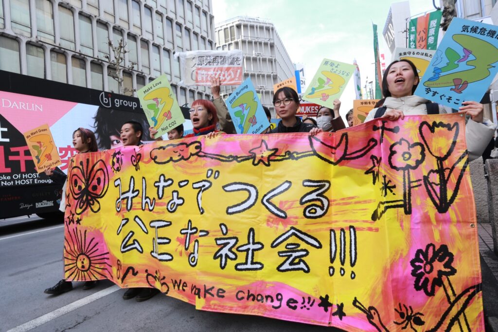 また再稼働した原発近辺の避難計画について、実際に大規模な事故が起きれば効果的ではないと訴えた。(ANJ/ Pierre Boutier)