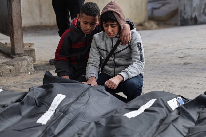 ガザ保健省によると、戦争によって3万2000人以上のパレスチナ人が死亡している。(ファイル/AFP)