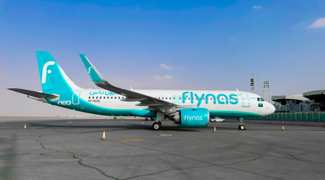 A320neo型機2機が導入された。 flynas/LinkedIn