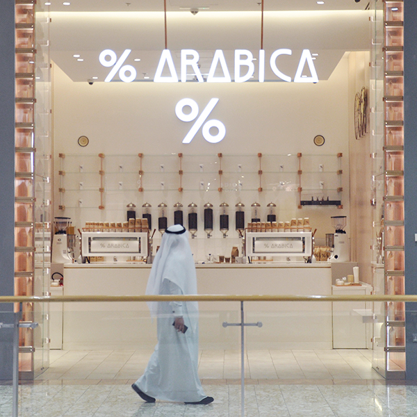 特にUAEは、このスペシャルティコーヒーチェーンの成功の大きな要因となっている。(提供)