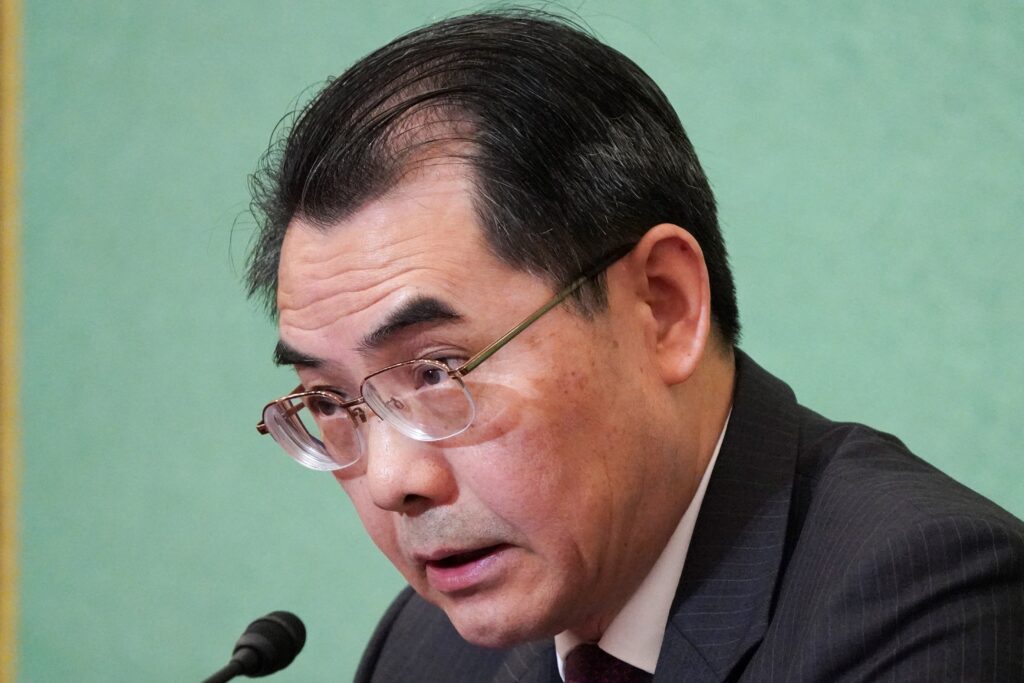 呉大使は２０日、台湾の頼清徳総統の就任式に日本の国会議員が出席したことに関し「極めて誤った政治的シグナルを送る」と反発。(AFP)