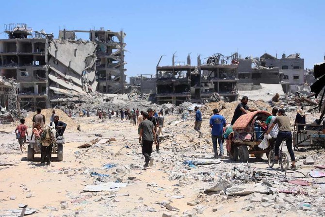 イスラエルによるガザへの壊滅的な戦争は、飢饉の脅威、広範なトラウマ、前例のないレベルの破壊をもたらし、約230万人の住民が極度の苦しみにさらされている。(AFP通信)