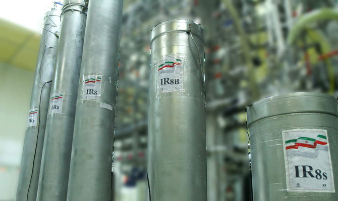 イランのナタンズ核研究センターの濃縮施設。(AFP/ファイル)